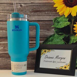 AQUA - Stanley 40oz. The Quencher H2.0 Flowstate Tumbler🩵🩵🌻